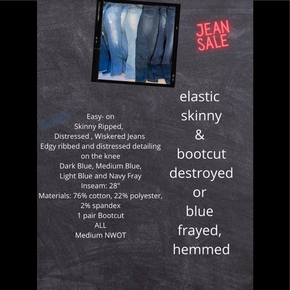 2025 SALE NWOT style bundle👖each has a pic 1-1/20or 2/25☀️price sizes m and L - Picture 2 of 8